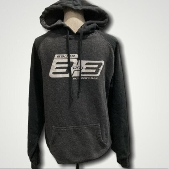 BAUER Black Kangaroo Hoodies Sweatshirt - Picture 1 of 8